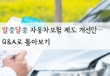 알쏭달쏭 자동차보험 제도 개선안…Q&A로 톺아보기