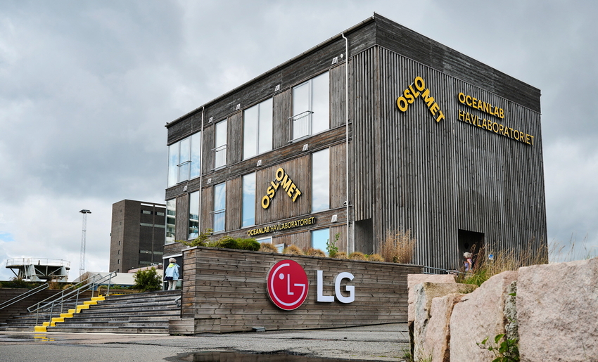 오슬로 메트로폴리탄 대학교 내 한랭지 실증 테스트 실험실 전경. (출처: LG전자)