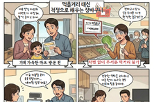 먹을거리 대신 걱정으로 채우는 장바구니